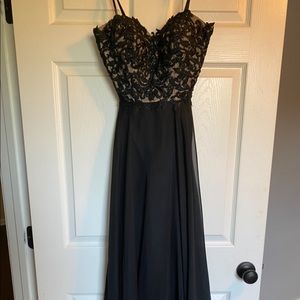 Beautiful Flowy La Femme Prom Dress Size 2